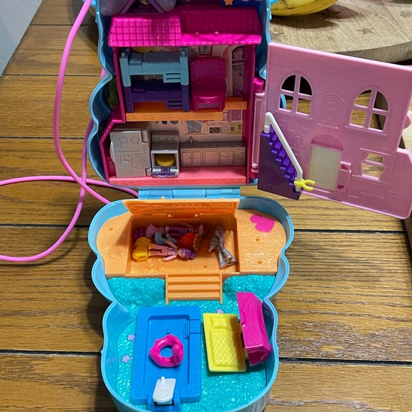 Polly Pocket Travel Koala AND Teddy Bear Purse Play Sets-EUC-Completed Sets! - Picture 4 of 16